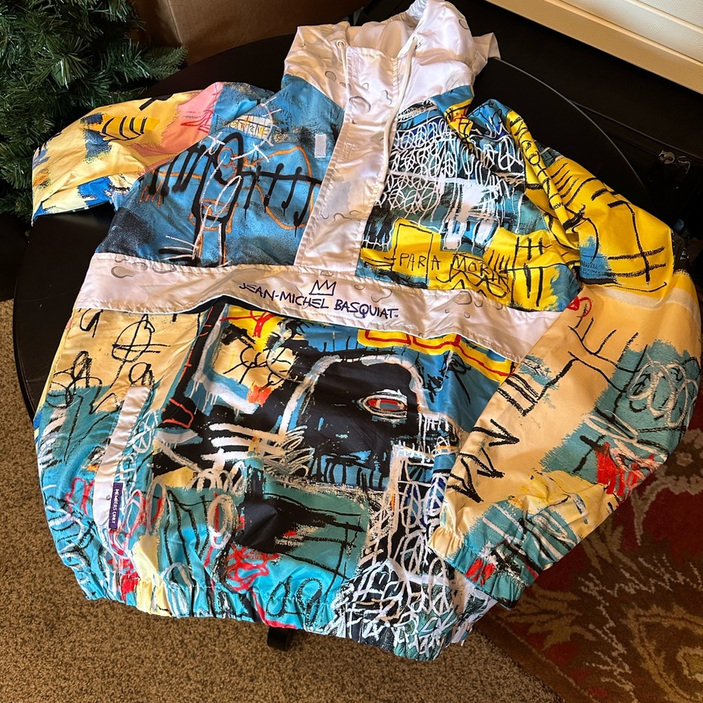 Jean-Michel Basquiat windbreaker hoodie-new without tags